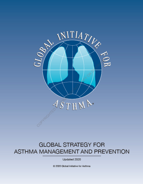 2020 GINA Report, Global Strategy for Asthma Management and Prevention